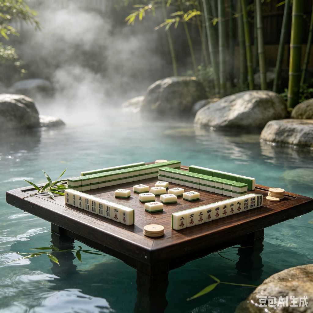 vintage style mahjong set